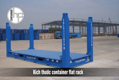 Kích thước của container flat rack