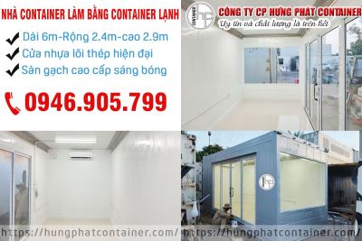 Nhà container từ vỏ container lạnh siêu đẹp giá rẻ
