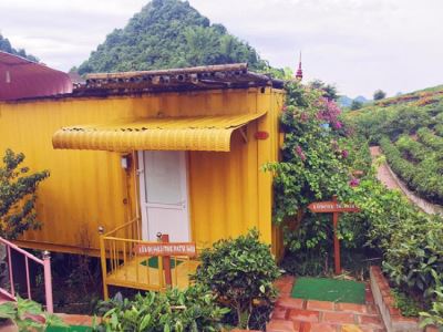 Homestay container siêu xinh ở Mộc Châu