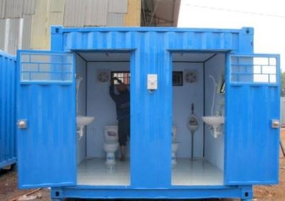 Bán - cho thuê container toilet 2 buồng tại Hưng Yên