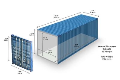 [Giải đáp] Container 20 feet chở được bao nhiêu tấn hàng ?