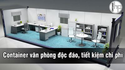 Container văn phòng độc đáo, tiết kiệm chi phí