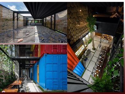 Mua bán container giá rẻ làm Homestay tại Mộc Châu chi phí đầu tư thấp lợi nhuận cao