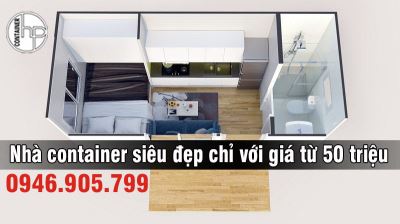 Nhà container siêu đẹp chỉ với giá từ 50 triệu 