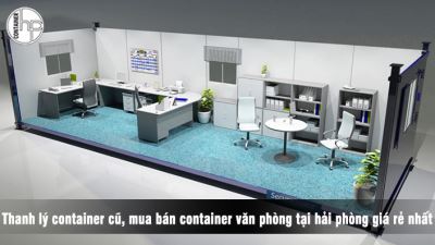 Thanh lý container cũ, mua bán container văn phòng tại hải phòng giá rẻ nhất