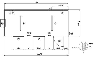 Tìm hiểu về bản vẽ của container văn phòng