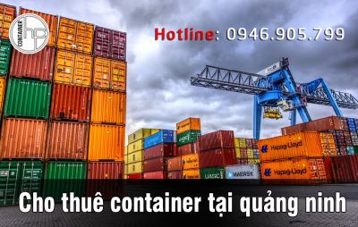 Cho thuê container tại quảng ninh