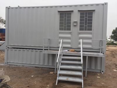 Container Vệ Sinh 10 Feet, 20 Feet Có Bồn Chứa Chất Thải