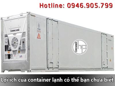 Lợi ích của container lạnh có thể bạn chưa biết