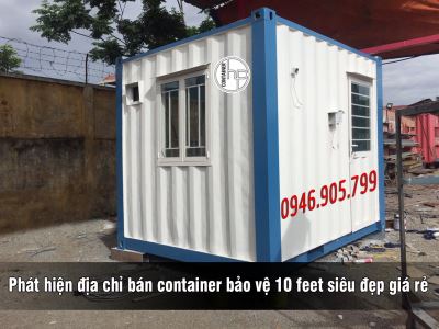 Phát hiện địa chỉ bán container bảo vệ 10 feet siêu đẹp giá rẻ