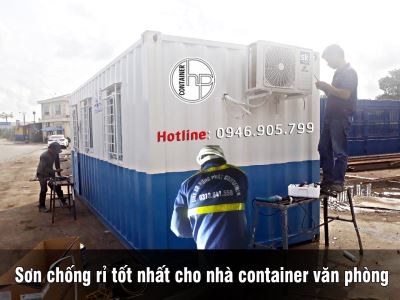 Sơn chống rỉ tốt nhất cho nhà container văn phòng