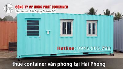 Thuê container văn phòng tại Hải Phòng