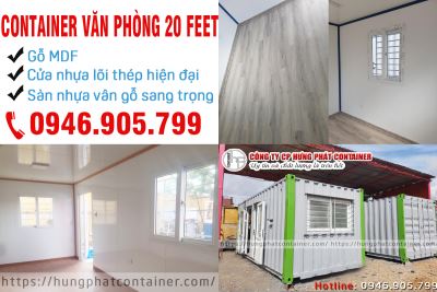 Ứng dụng vật liệu thi công công nghệ mới khi mua container văn phòng tại Hải Phòng