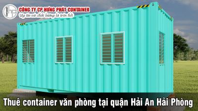 Thuê container văn phòng tại quận Hải An Hải Phòng