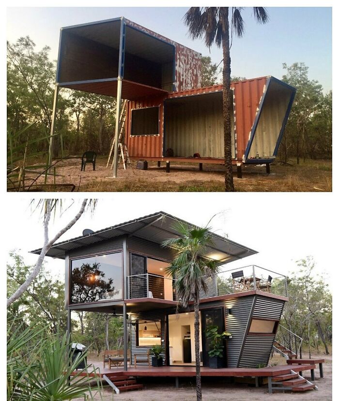 Bất ngờ với những thiết kế nhà container siêu đẹp tại Hà Nội -  Hưng phát container - Ảnh 3