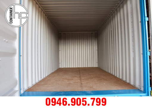 Diện tích sàn container 20 feet khá nhỏ