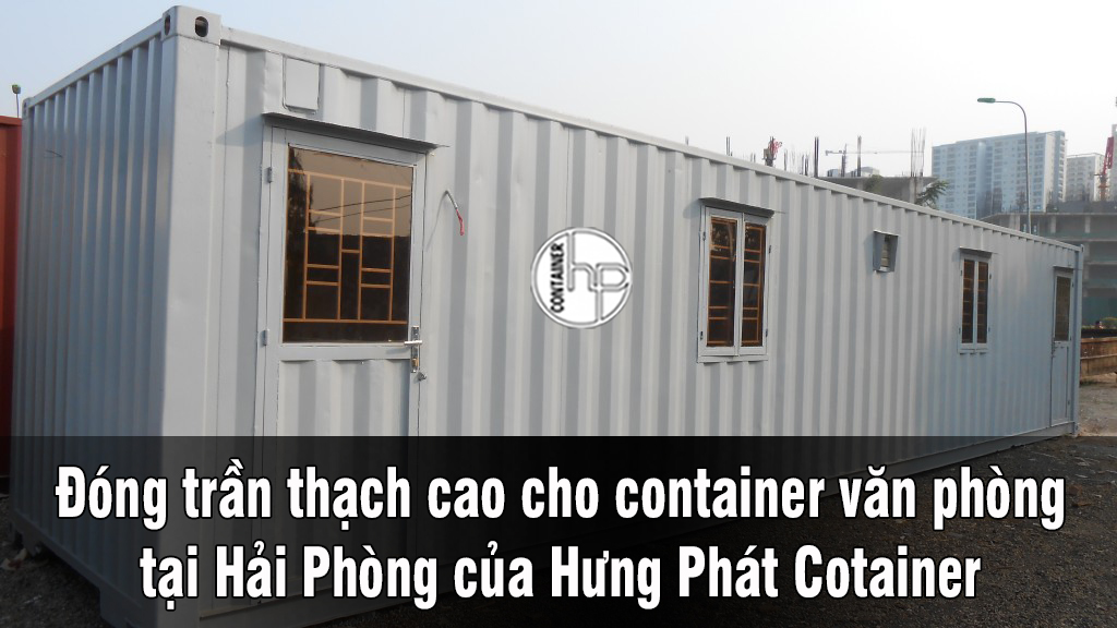 Hướng dẫn thi công trần và tường thạch cao cho container văn phòng