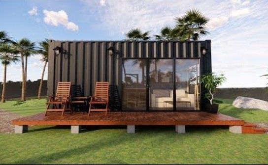 [Góc giải đáp] Nhà container 20 feet có nhà vệ sinh không ?