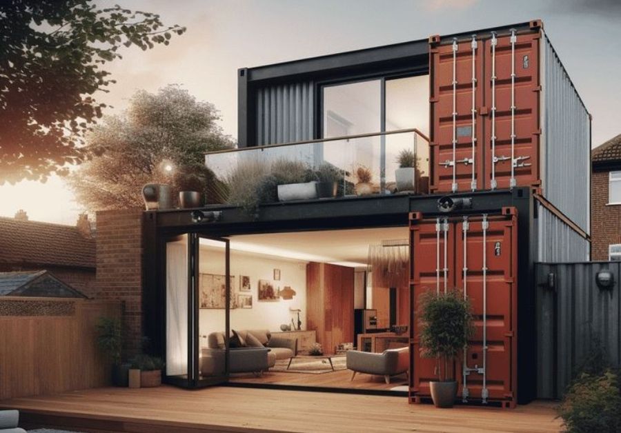 Tổng hợp 20+ Mẫu nhà container 40 feet 2 tầng siêu đẹp