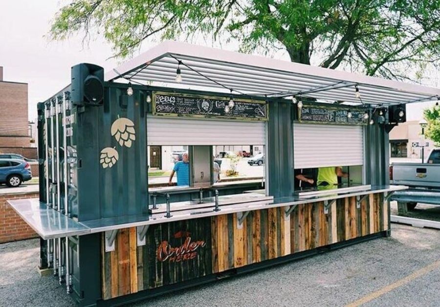 Top 50+ mẫu quán trà sữa container thiết kế ấn tượng - Ảnh 27