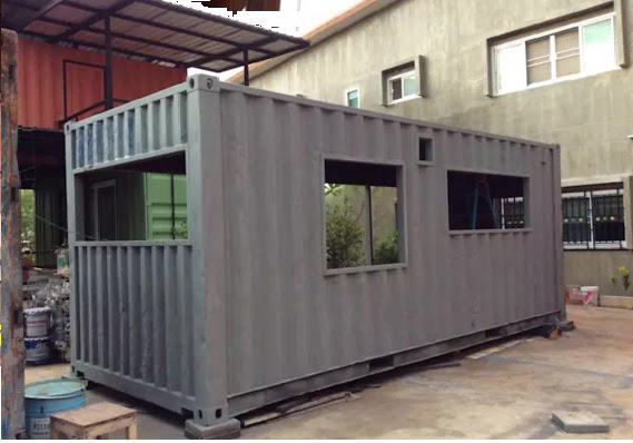 Cận cảnh quá trình biến container cũ rỉ sét thành container văn phòng đẹp giá rẻ - Ảnh 4