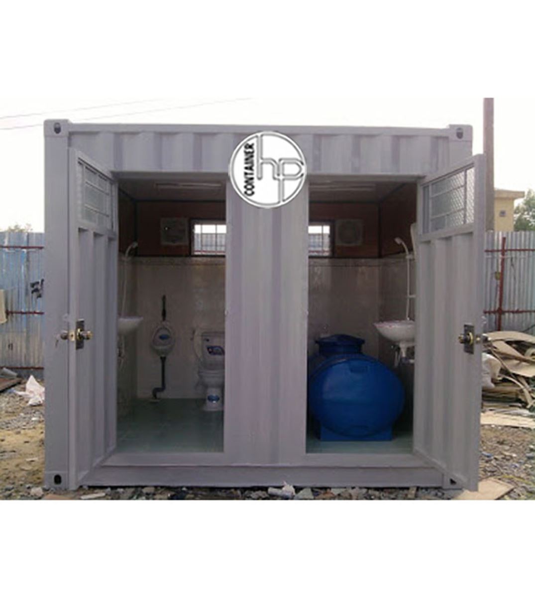 KẾT CẤU CHI TIẾT CONTAINER TOILET 10 FEET TẠI HÀ NAM - Ảnh 2
