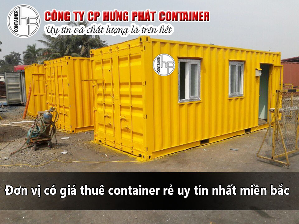 Đơn vị có giá thuê container rẻ uy tín nhất miền bắc