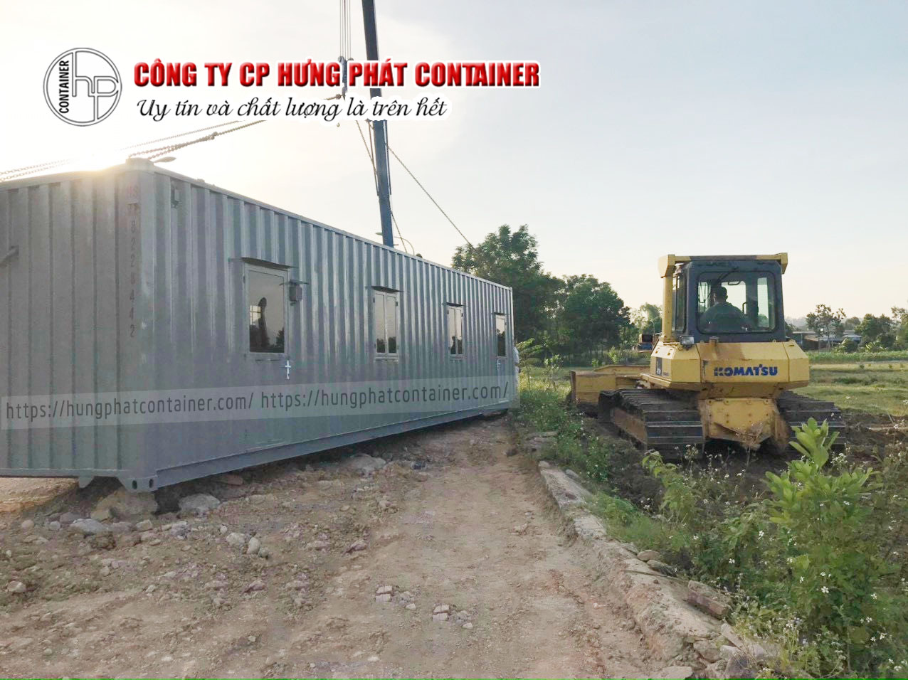 Hưng Phát Container bàn giao container văn phòng cho khách hàng