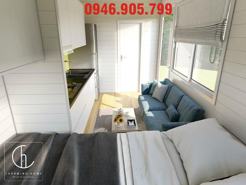 Top 2 mẫu nhà container giá rẻ đầy đủ tiện nghi cho vợ chồng trẻ - Ảnh 2