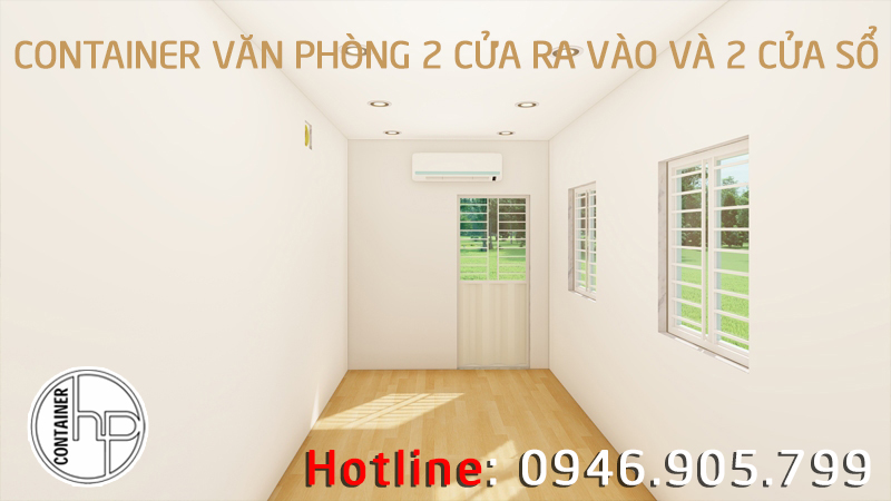 Có bao nhiêu cửa sổ và cửa ra vào trong 1 container văn phòng của Hưng Phát? - Ảnh 3